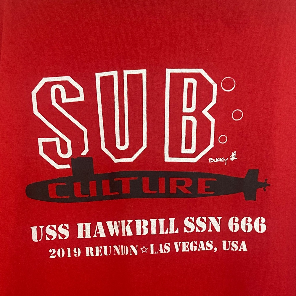 Sick USS HAWKBILL SSN 666 Shirt 3XL